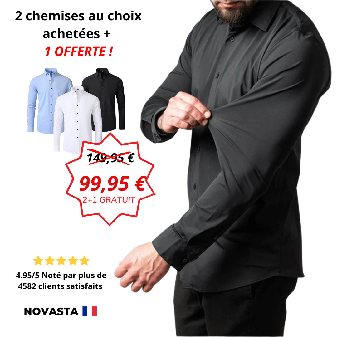 Chemise infroissable